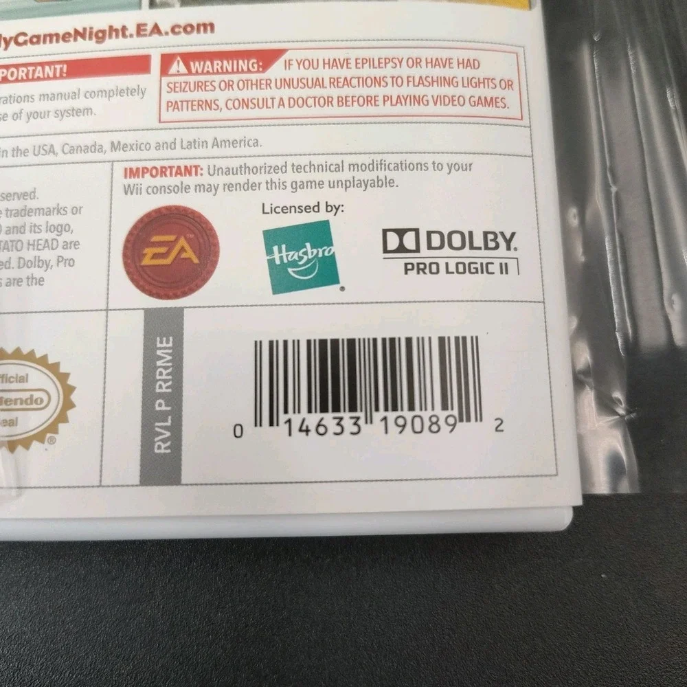 Hasbro Family Game Night Nintendo Wii 2008 Complete & Tested SEE BB18.1GA1012